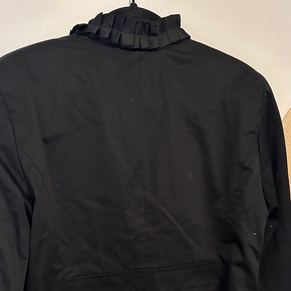 Kenar Black Ruffled Blazer - Picture 6 of 9